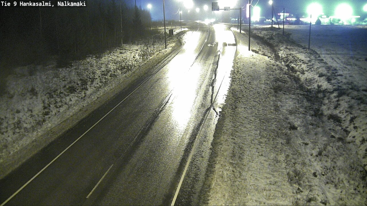 Weather Camera Image Väg 9 Hankasalmi, Nälkämäki, Hankasalmi, Keski-Suomi