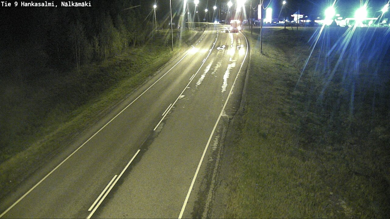 Weather Camera Image Väg 9 Hankasalmi, Nälkämäki, Hankasalmi, Keski-Suomi
