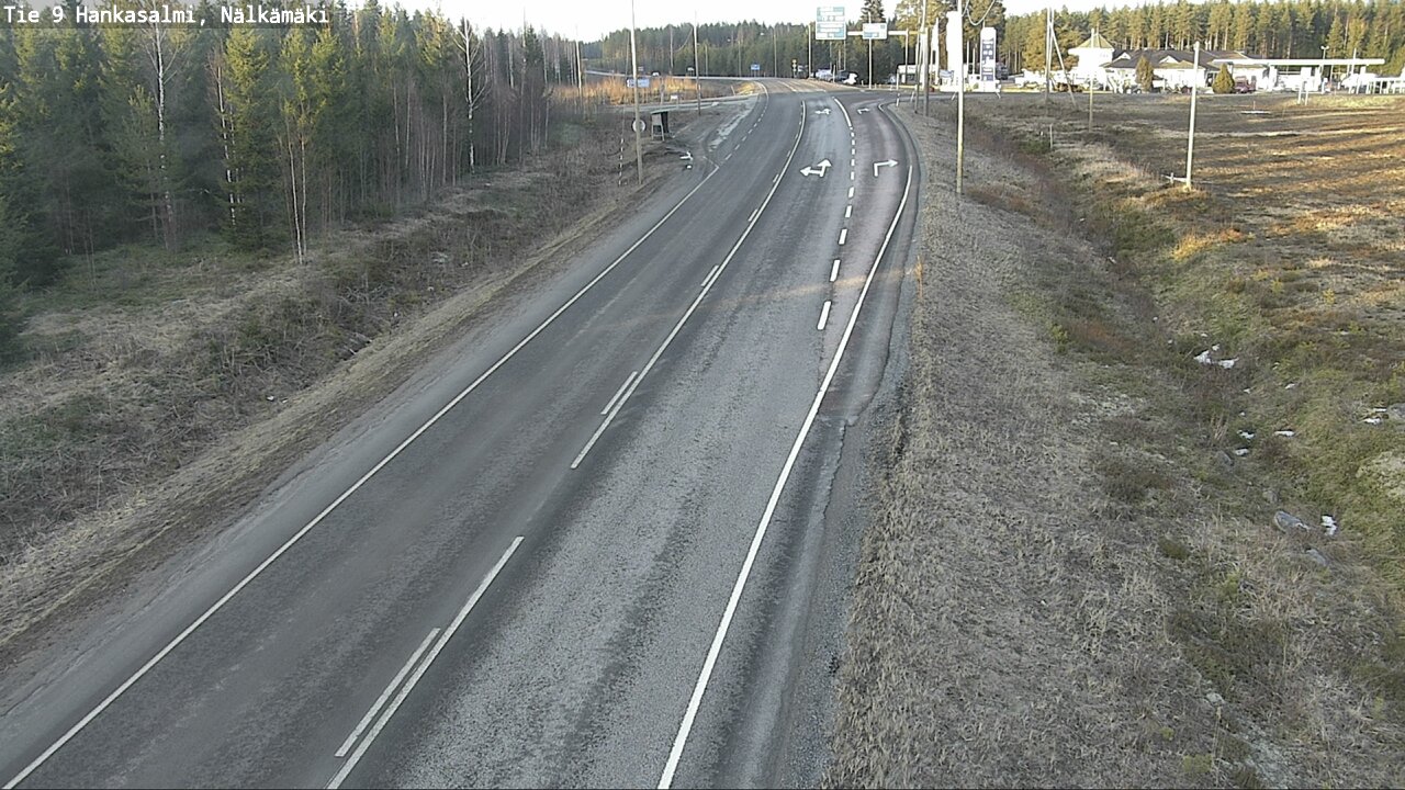 Weather Camera Image Road 9 Hankasalmi, Nälkämäki, Hankasalmi, Keski-Suomi