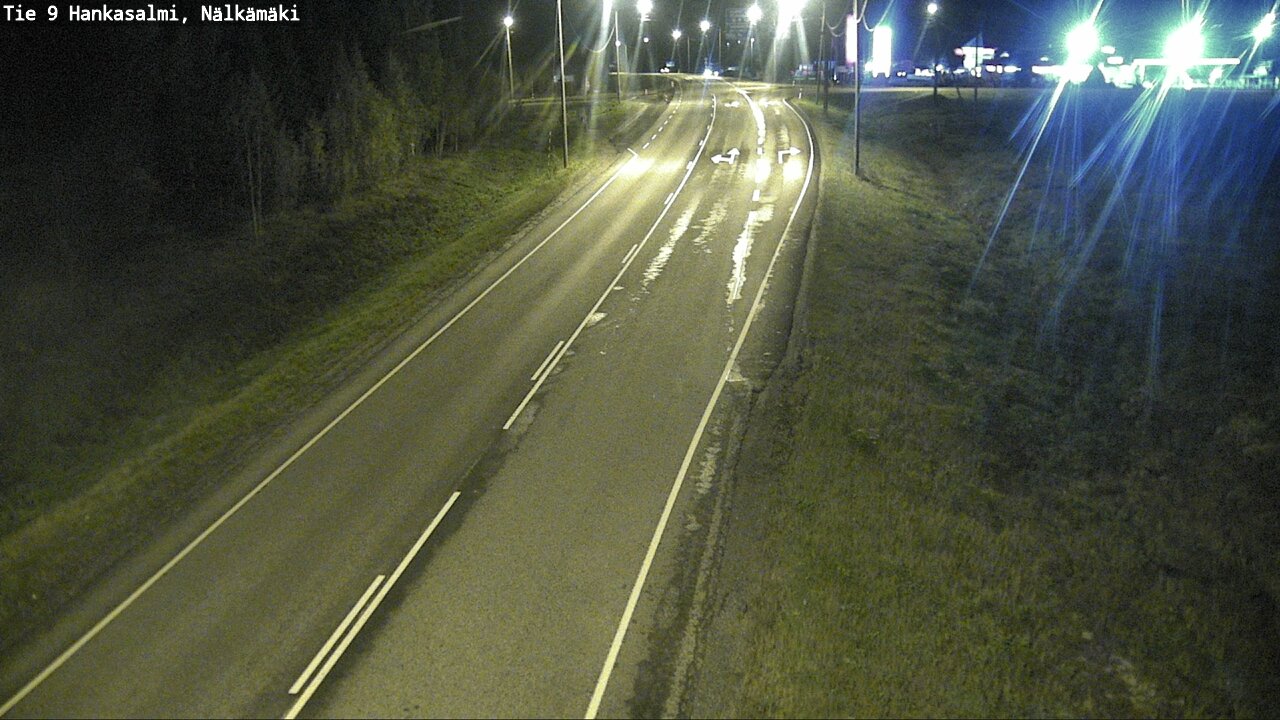 Weather Camera Image Väg 9 Hankasalmi, Nälkämäki, Hankasalmi, Keski-Suomi