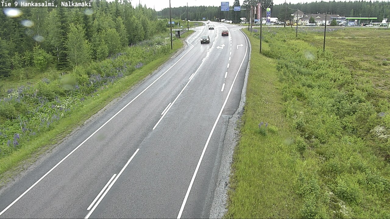 Weather Camera Image Road 9 Hankasalmi, Nälkämäki, Hankasalmi, Keski-Suomi
