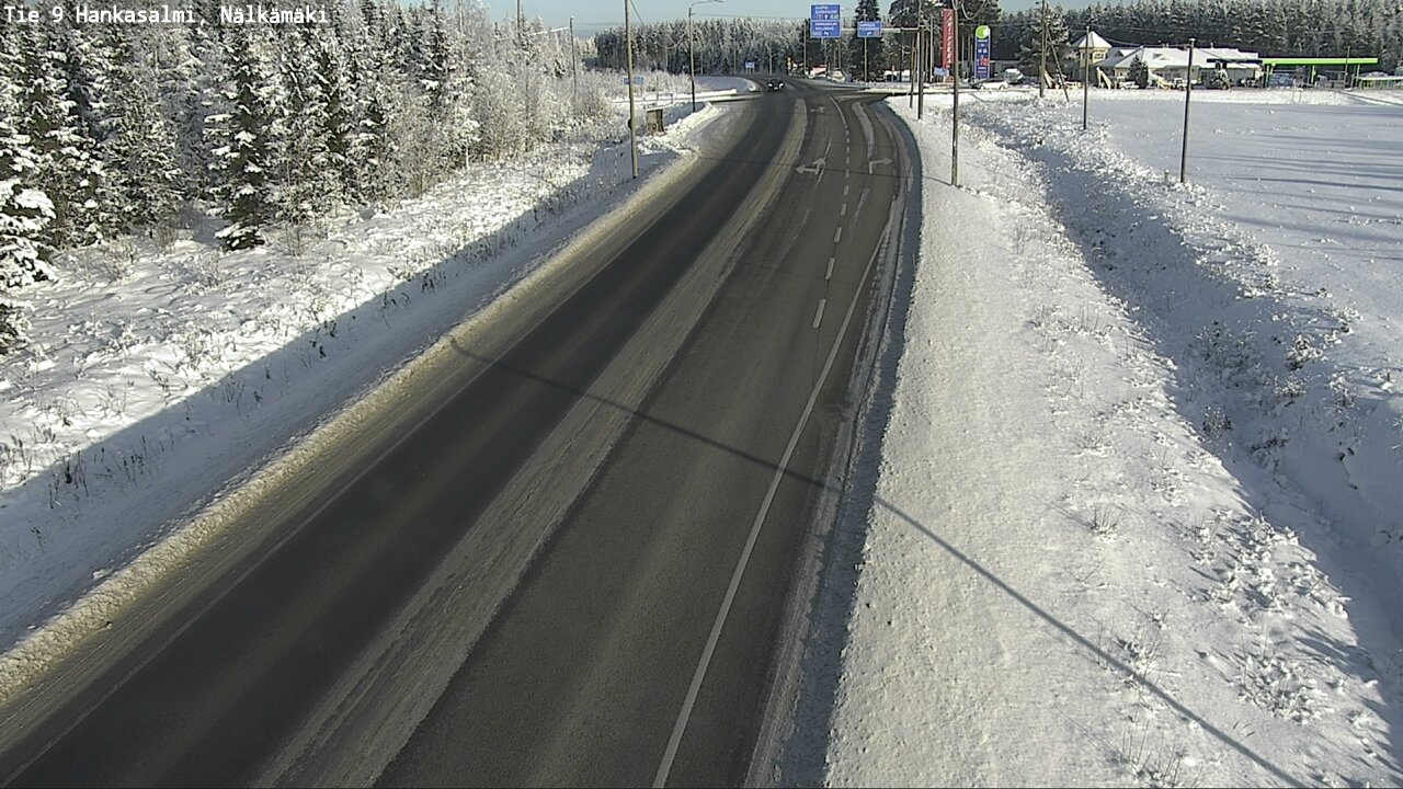 Weather Camera Image Road 9 Hankasalmi, Nälkämäki, Hankasalmi, Keski-Suomi