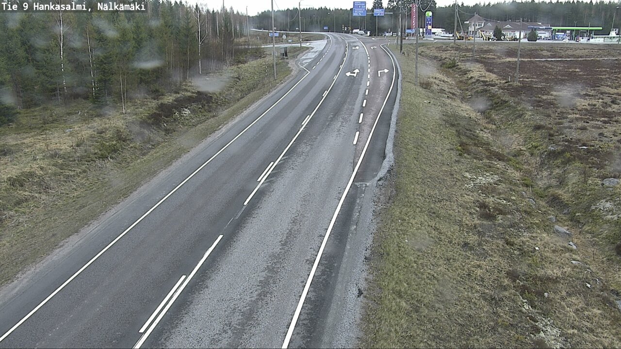Weather Camera Image Road 9 Hankasalmi, Nälkämäki, Hankasalmi, Keski-Suomi