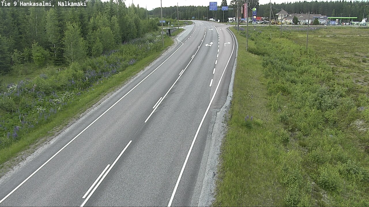 Kelikamerat Kuva Tie 9 Hankasalmi, Nälkämäki, Hankasalmi, Keski-Suomi