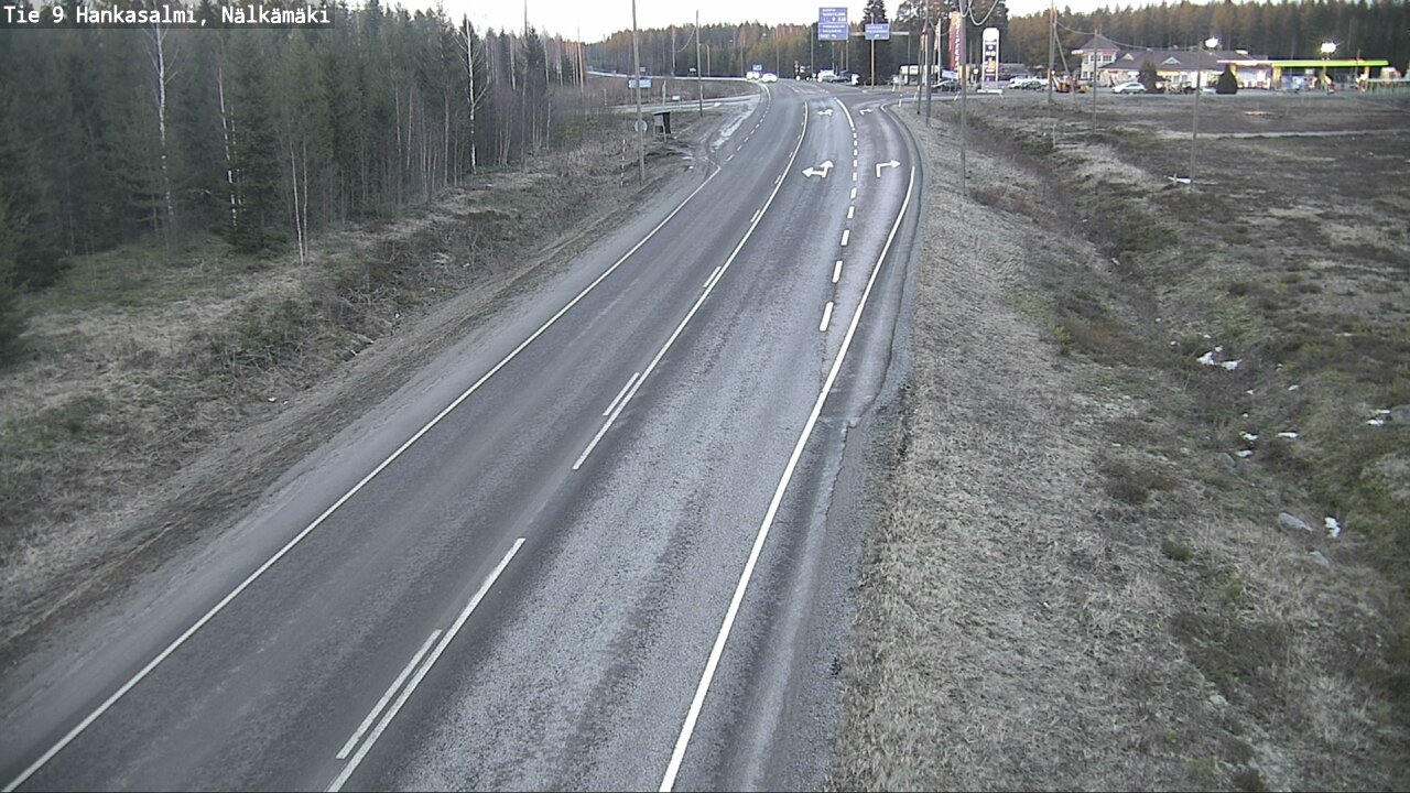 Weather Camera Image Road 9 Hankasalmi, Nälkämäki, Hankasalmi, Keski-Suomi