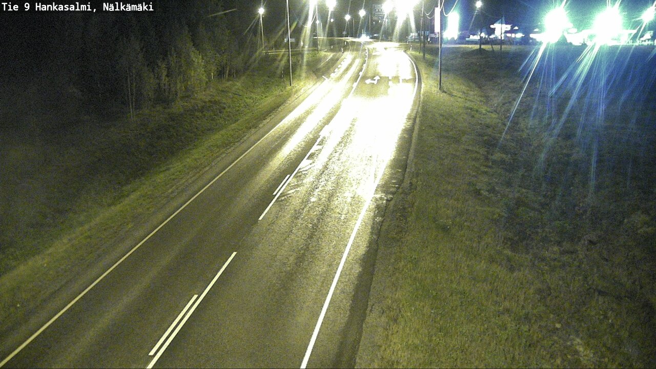 Weather Camera Image Väg 9 Hankasalmi, Nälkämäki, Hankasalmi, Keski-Suomi