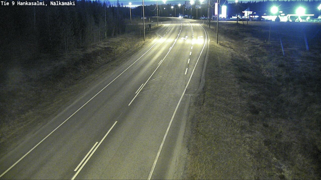 Weather Camera Image Road 9 Hankasalmi, Nälkämäki, Hankasalmi, Keski-Suomi