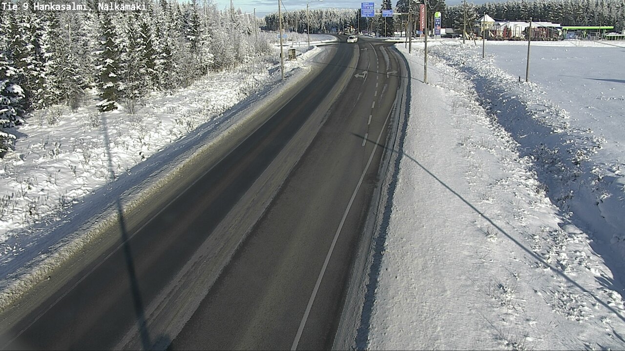 Weather Camera Image Road 9 Hankasalmi, Nälkämäki, Hankasalmi, Keski-Suomi