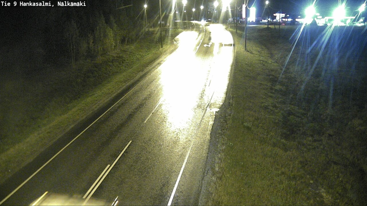 Weather Camera Image Väg 9 Hankasalmi, Nälkämäki, Hankasalmi, Keski-Suomi