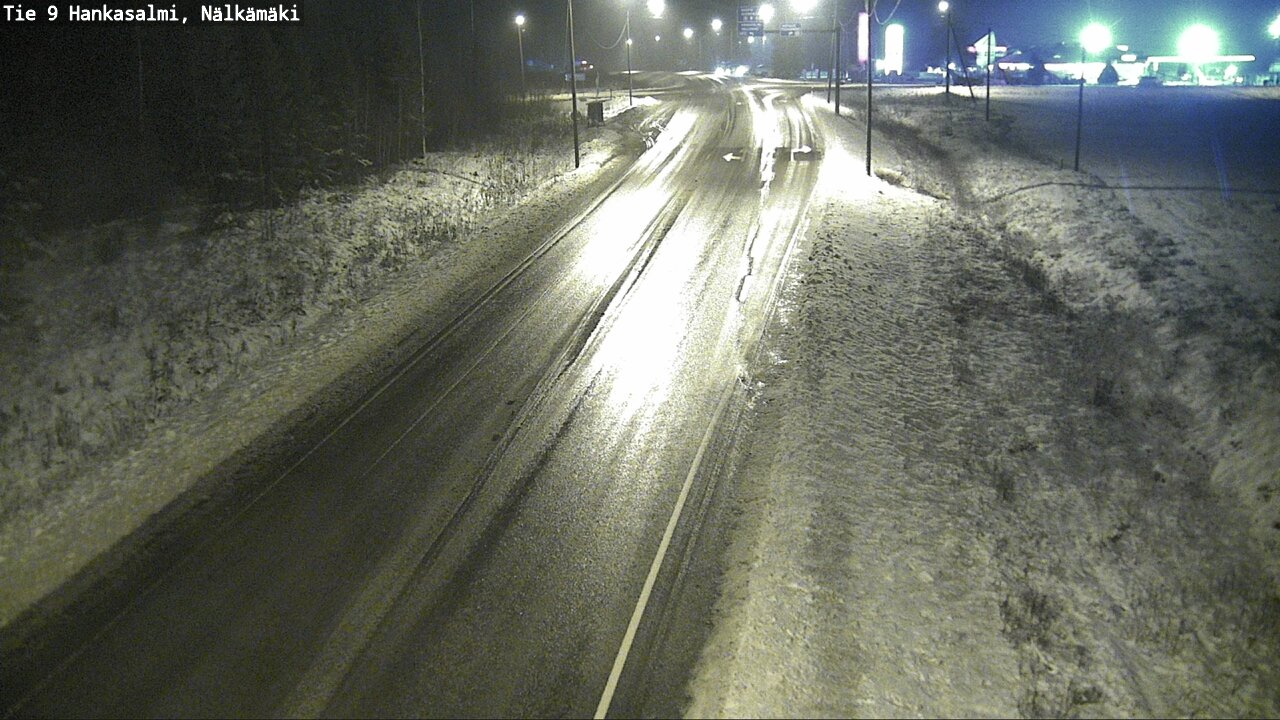 Weather Camera Image Väg 9 Hankasalmi, Nälkämäki, Hankasalmi, Keski-Suomi