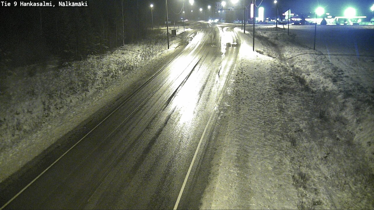 Weather Camera Image Väg 9 Hankasalmi, Nälkämäki, Hankasalmi, Keski-Suomi
