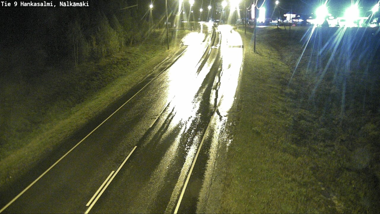 Weather Camera Image Väg 9 Hankasalmi, Nälkämäki, Hankasalmi, Keski-Suomi