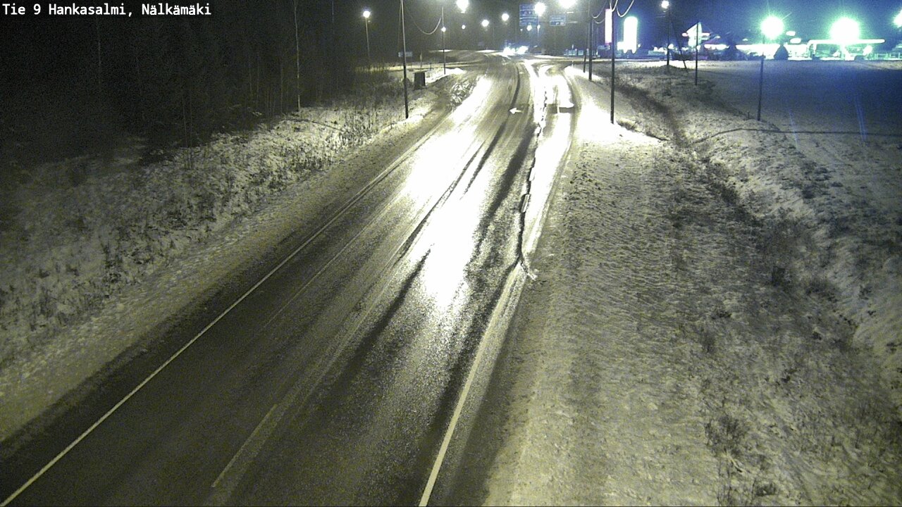 Weather Camera Image Väg 9 Hankasalmi, Nälkämäki, Hankasalmi, Keski-Suomi