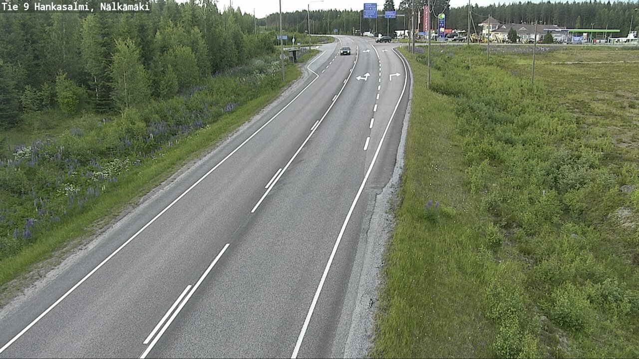 Kelikamerat Kuva Tie 9 Hankasalmi, Nälkämäki, Hankasalmi, Keski-Suomi