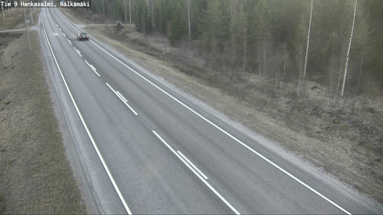 Weather Camera Image Väg 9 Hankasalmi, Nälkämäki, Hankasalmi, Keski-Suomi