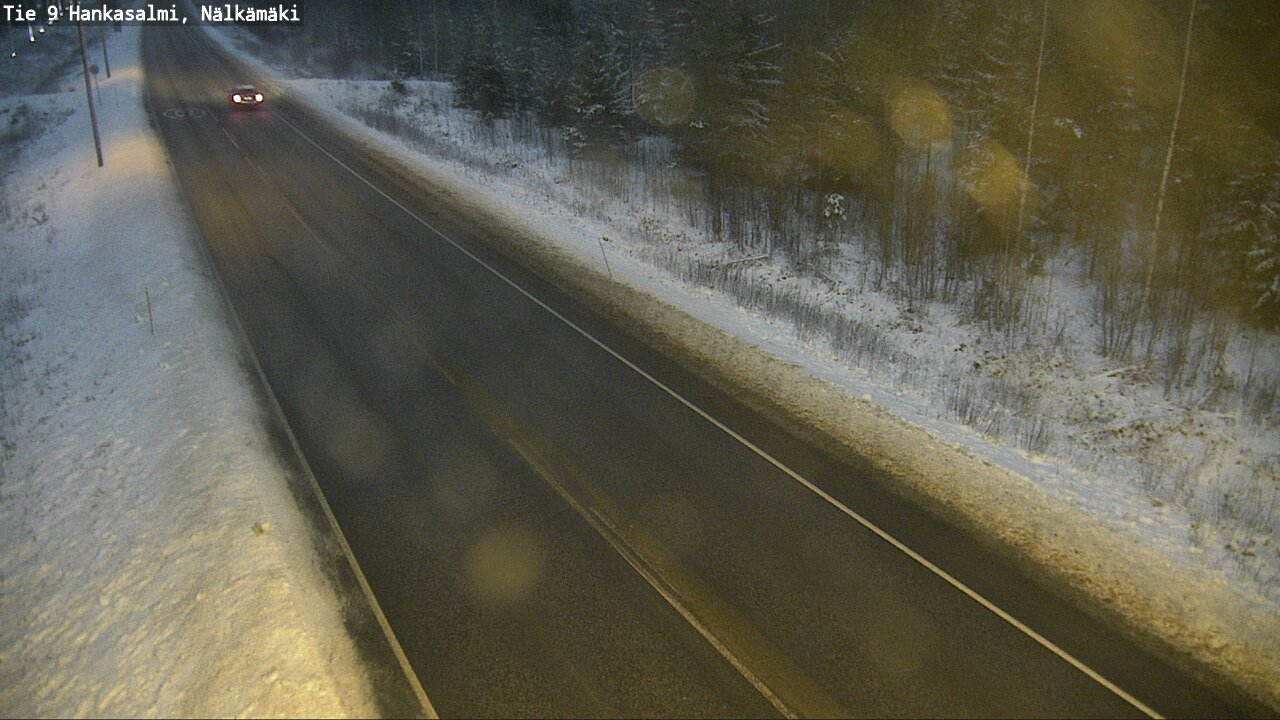Weather Camera Image Road 9 Hankasalmi, Nälkämäki, Hankasalmi, Keski-Suomi