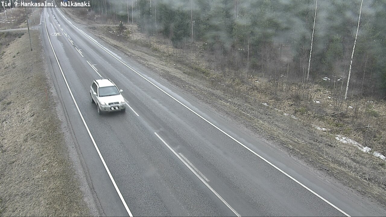 Weather Camera Image Road 9 Hankasalmi, Nälkämäki, Hankasalmi, Keski-Suomi