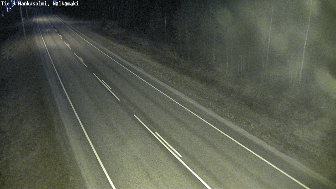 Weather Camera Image Road 9 Hankasalmi, Nälkämäki, Hankasalmi, Keski-Suomi