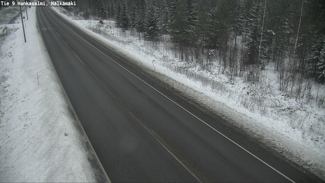 Weather Camera Image Road 9 Hankasalmi, Nälkämäki, Hankasalmi, Keski-Suomi