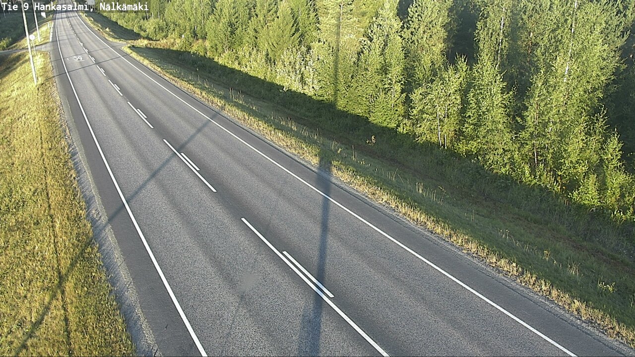 Weather Camera Image Road 9 Hankasalmi, Nälkämäki, Hankasalmi, Keski-Suomi