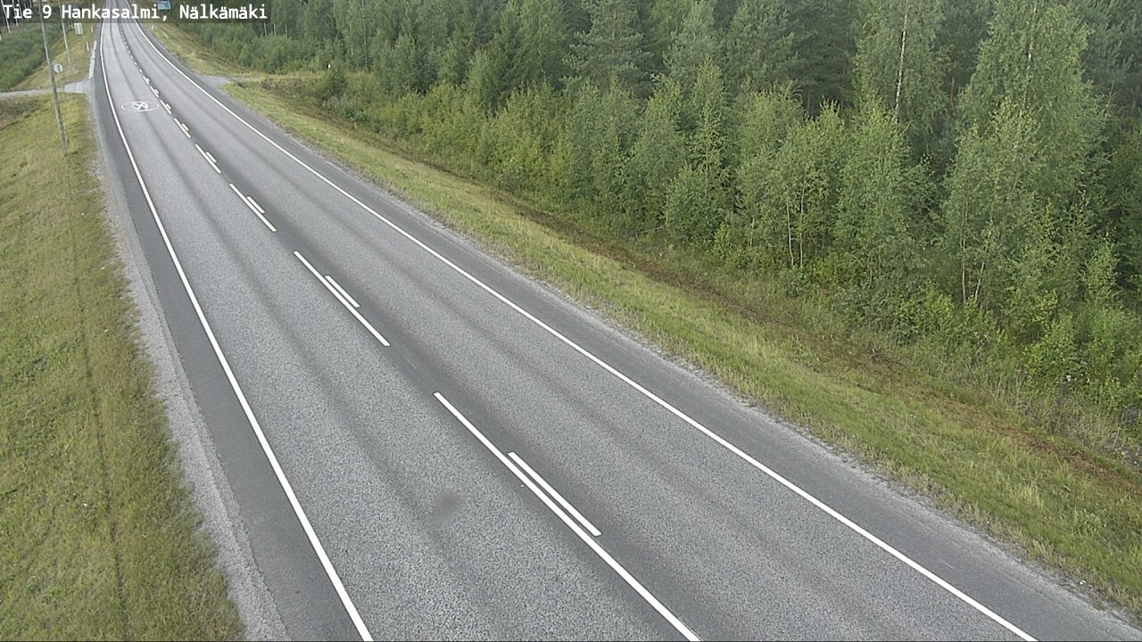 Weather Camera Image Road 9 Hankasalmi, Nälkämäki, Hankasalmi, Keski-Suomi