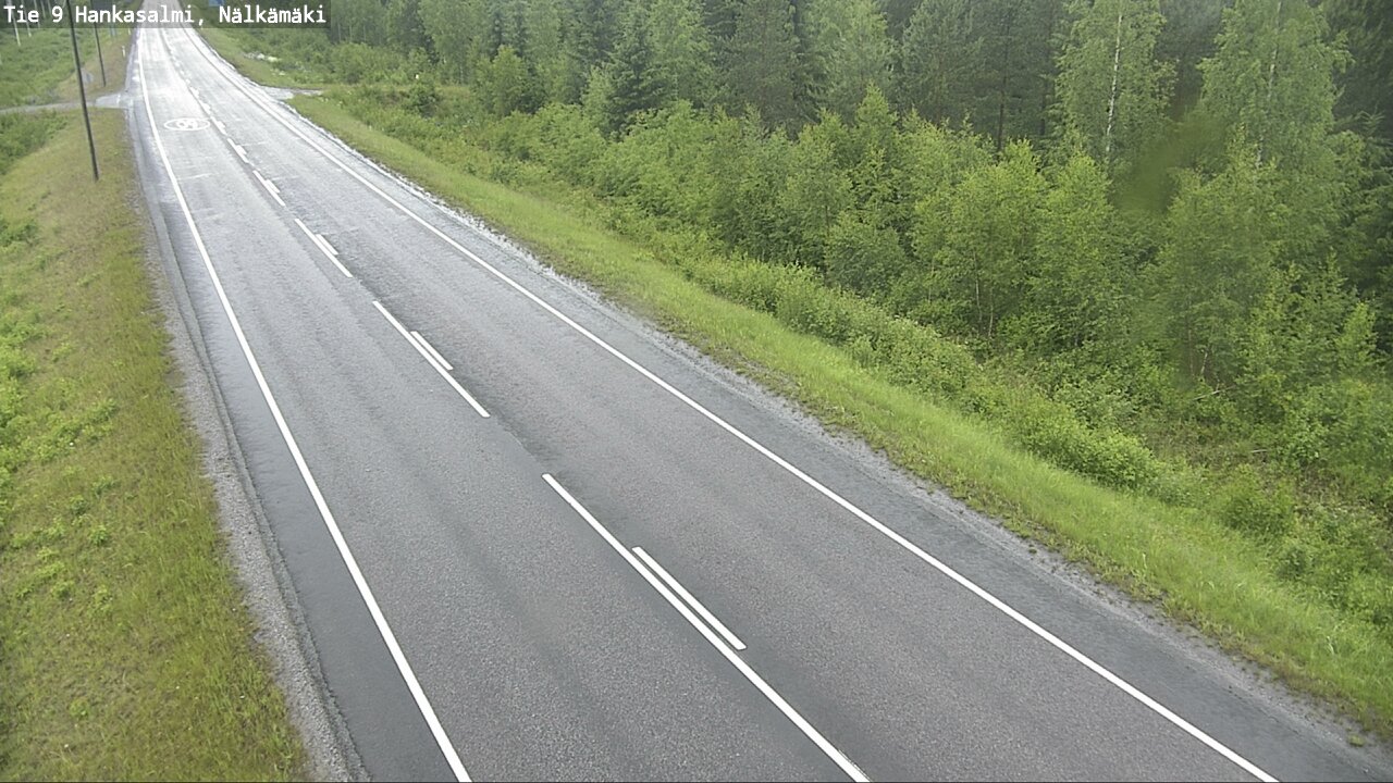 Weather Camera Image Road 9 Hankasalmi, Nälkämäki, Hankasalmi, Keski-Suomi
