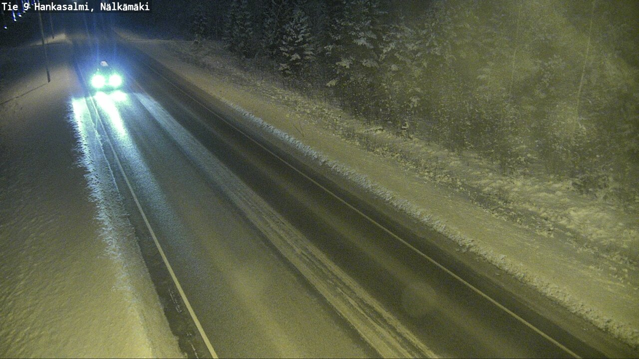 Weather Camera Image Road 9 Hankasalmi, Nälkämäki, Hankasalmi, Keski-Suomi