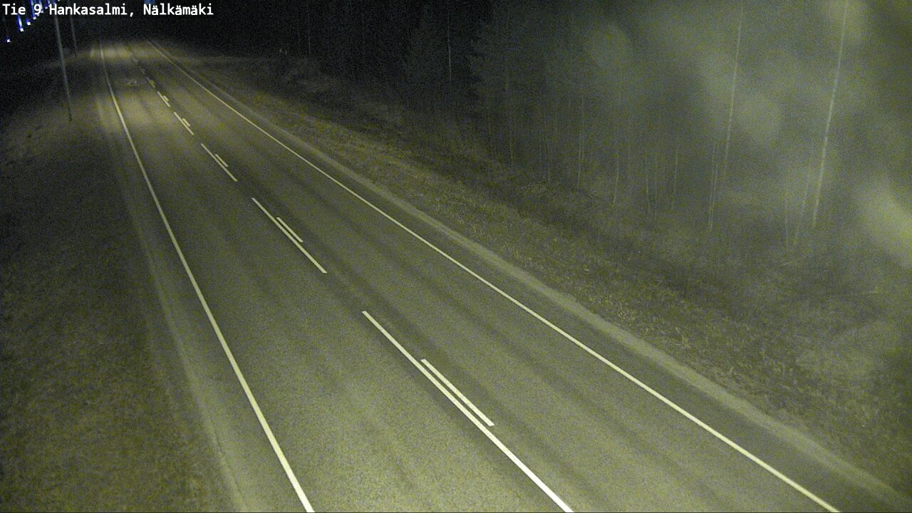 Weather Camera Image Road 9 Hankasalmi, Nälkämäki, Hankasalmi, Keski-Suomi