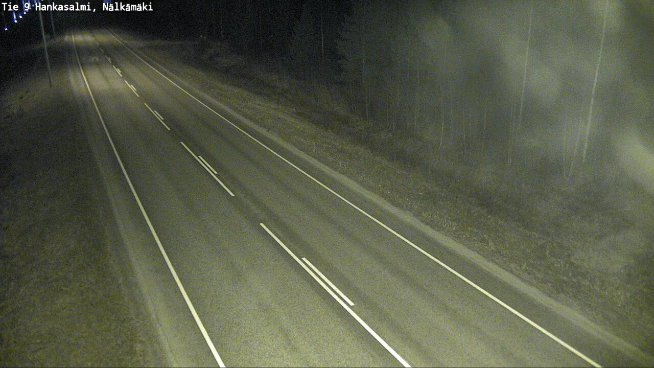 Weather Camera Image Road 9 Hankasalmi, Nälkämäki, Hankasalmi, Keski-Suomi