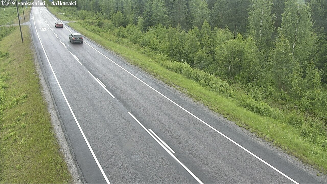 Weather Camera Image Road 9 Hankasalmi, Nälkämäki, Hankasalmi, Keski-Suomi