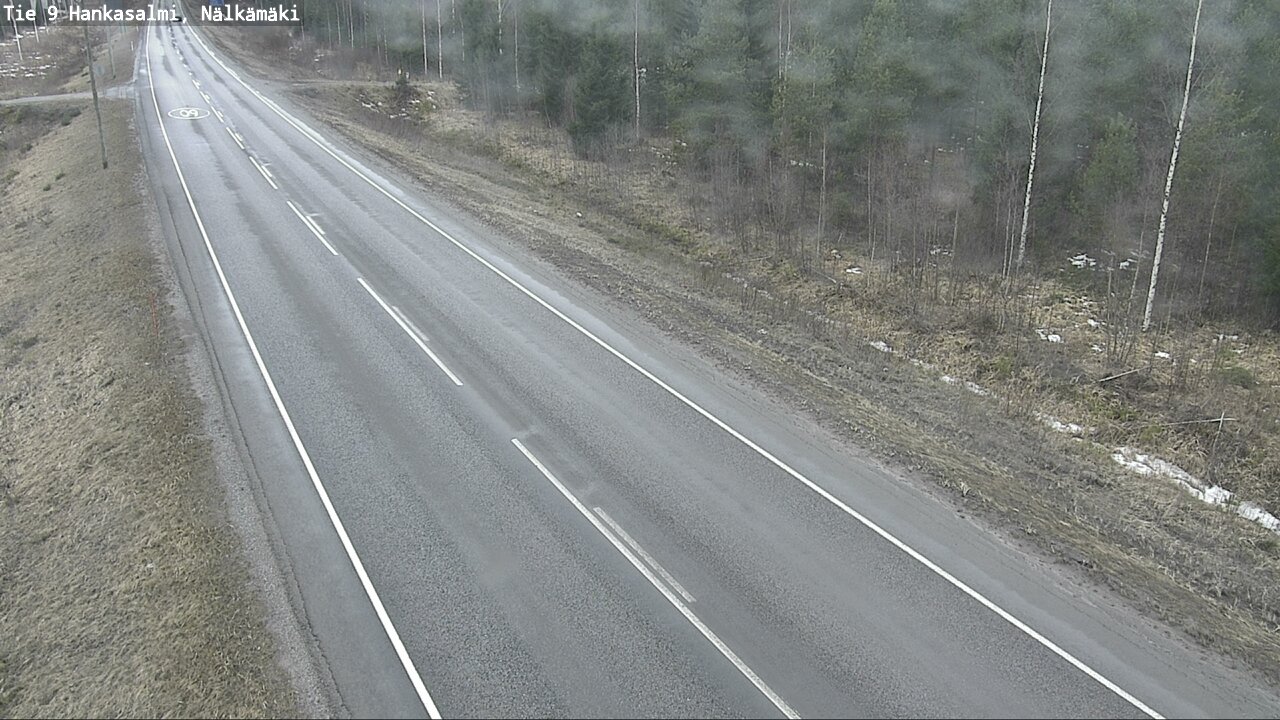 Weather Camera Image Road 9 Hankasalmi, Nälkämäki, Hankasalmi, Keski-Suomi