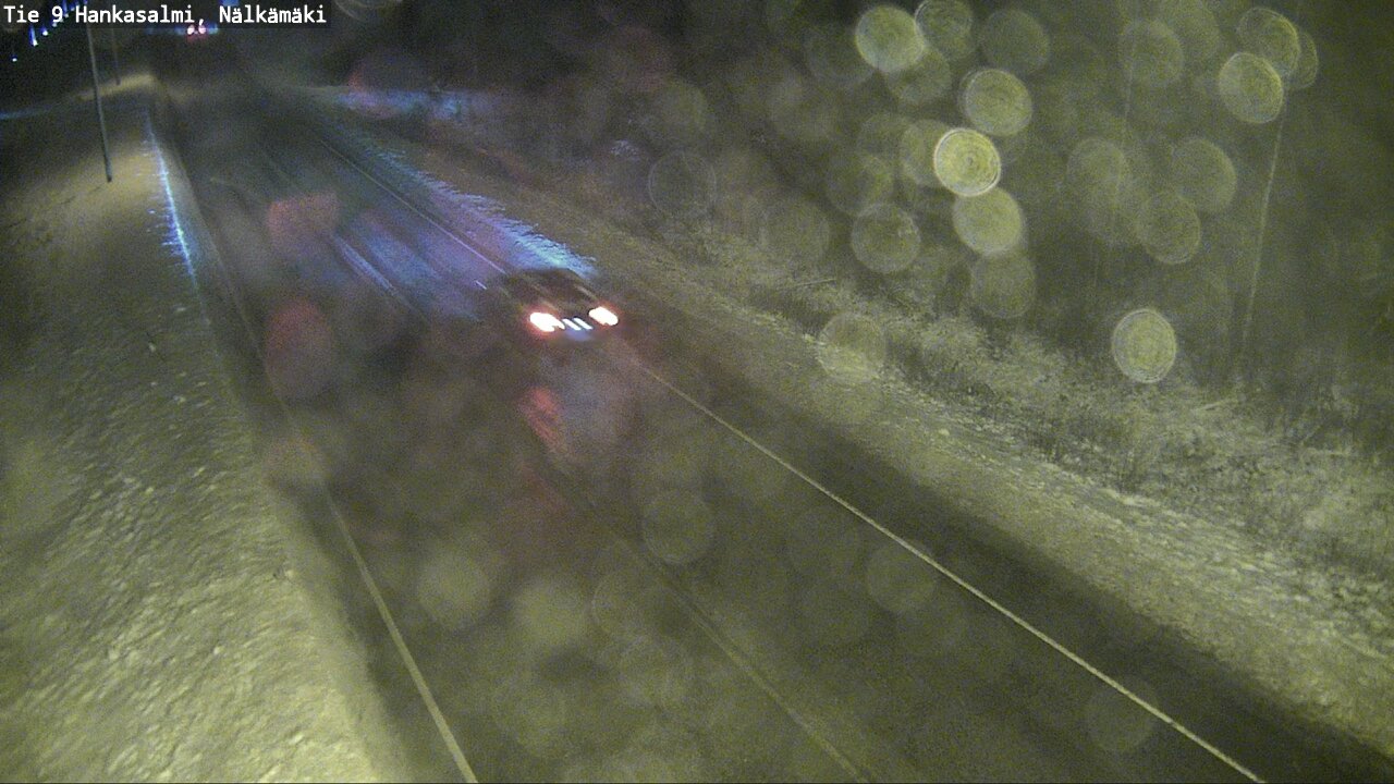 Weather Camera Image Road 9 Hankasalmi, Nälkämäki, Hankasalmi, Keski-Suomi