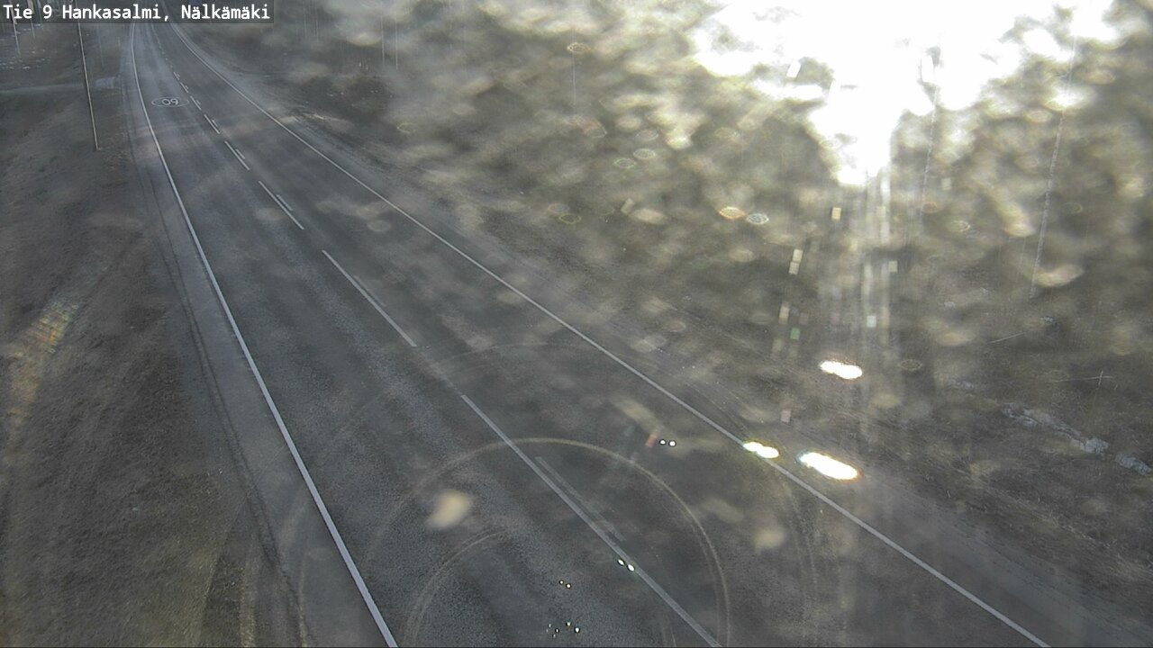 Weather Camera Image Väg 9 Hankasalmi, Nälkämäki, Hankasalmi, Keski-Suomi