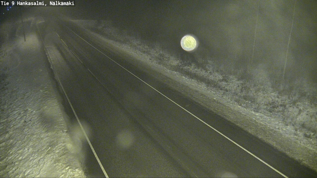 Weather Camera Image Road 9 Hankasalmi, Nälkämäki, Hankasalmi, Keski-Suomi