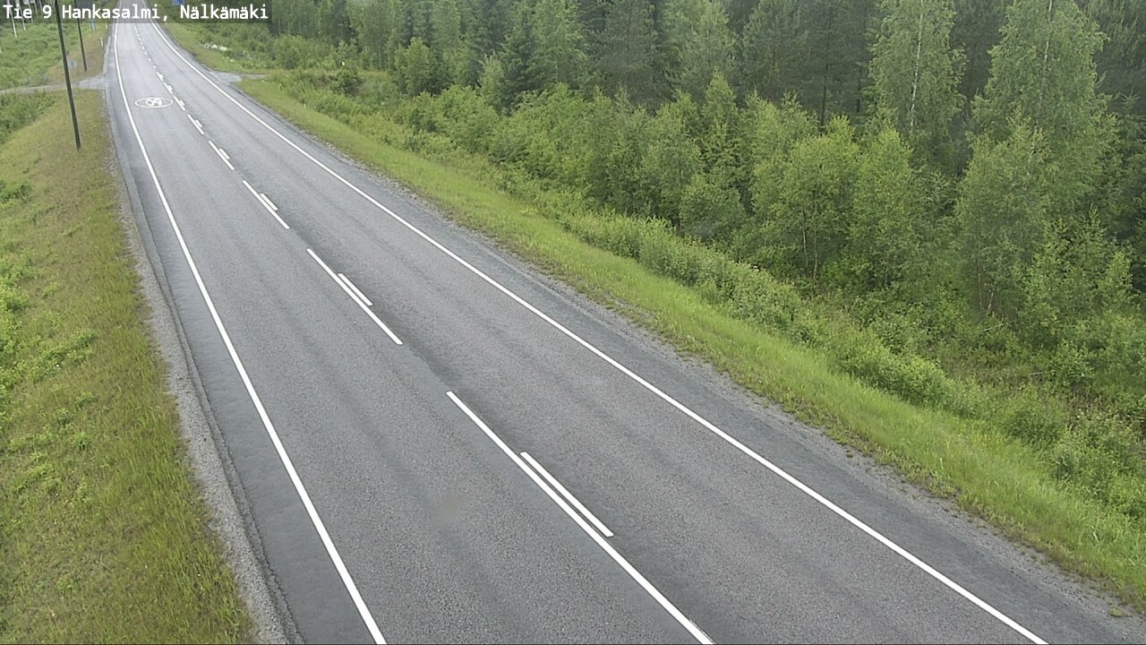 Weather Camera Image Road 9 Hankasalmi, Nälkämäki, Hankasalmi, Keski-Suomi