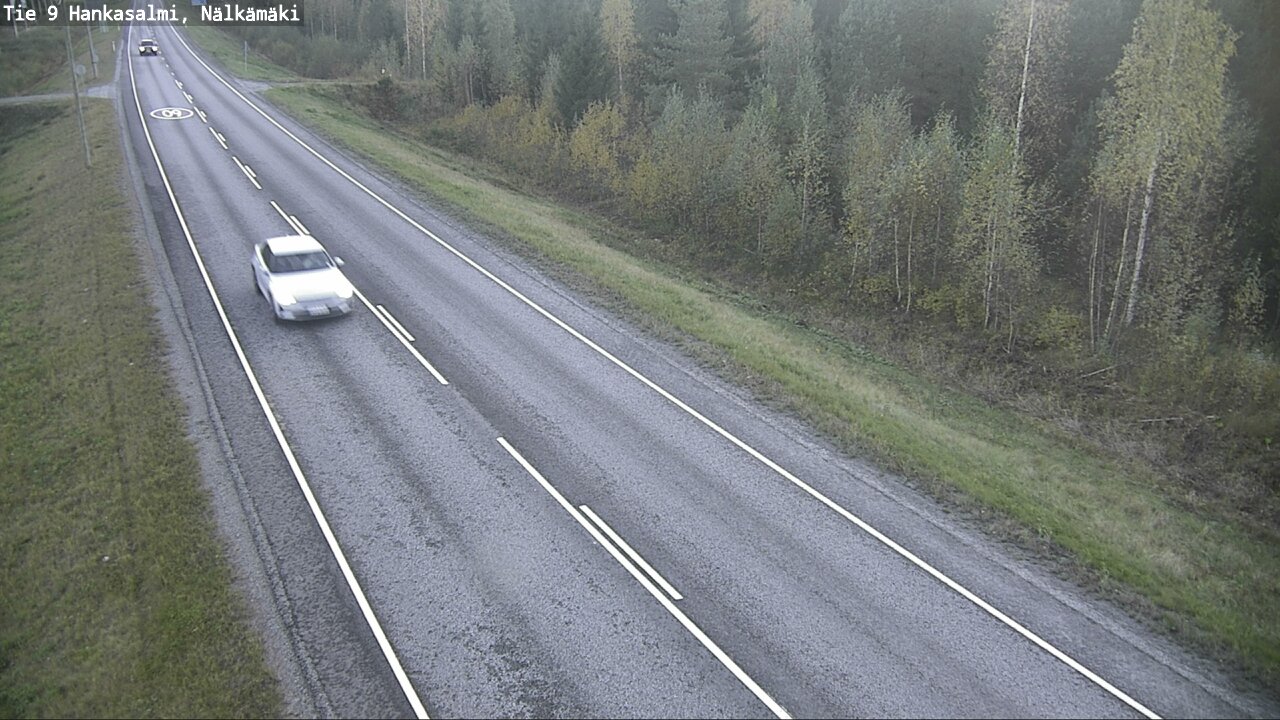 Weather Camera Image Väg 9 Hankasalmi, Nälkämäki, Hankasalmi, Keski-Suomi