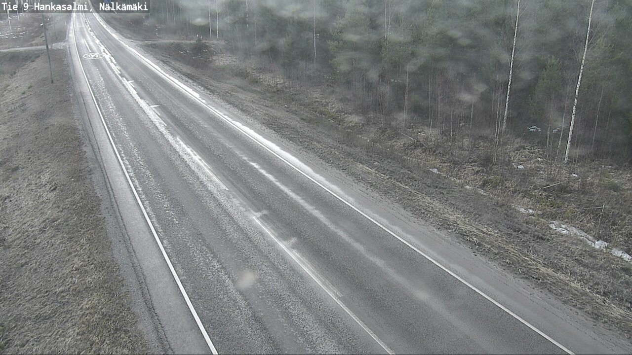 Weather Camera Image Road 9 Hankasalmi, Nälkämäki, Hankasalmi, Keski-Suomi