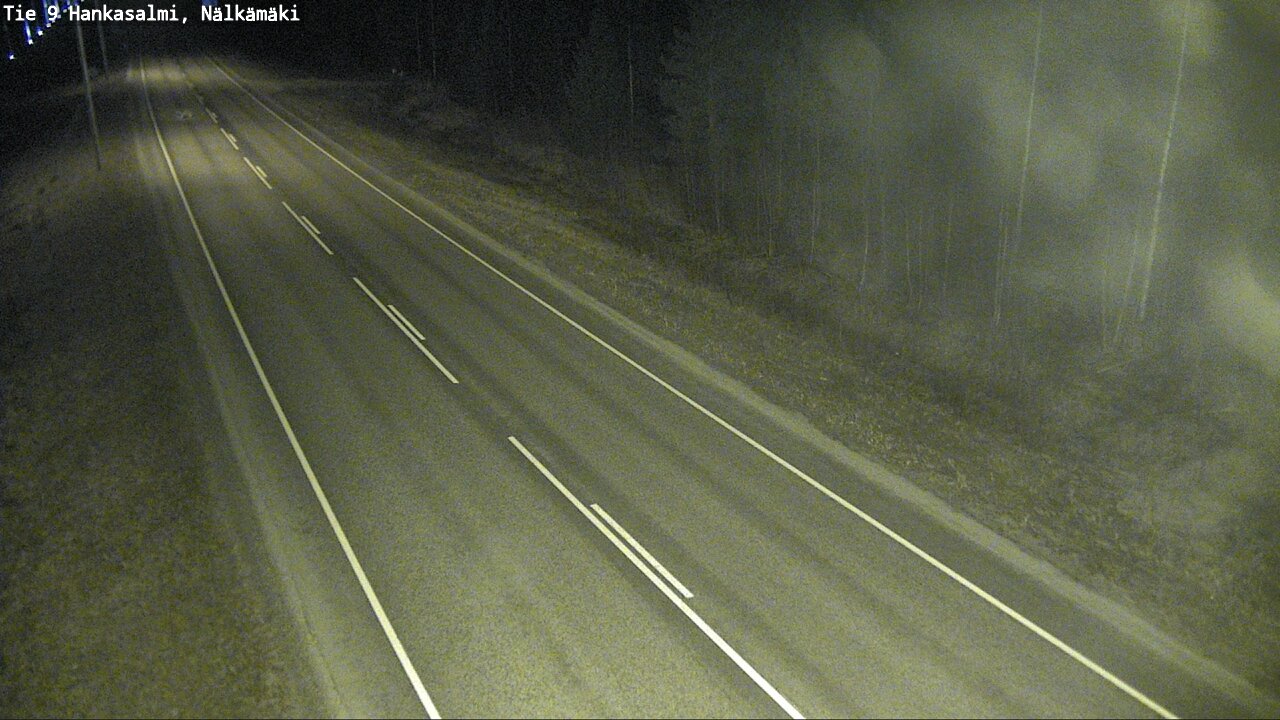 Weather Camera Image Road 9 Hankasalmi, Nälkämäki, Hankasalmi, Keski-Suomi