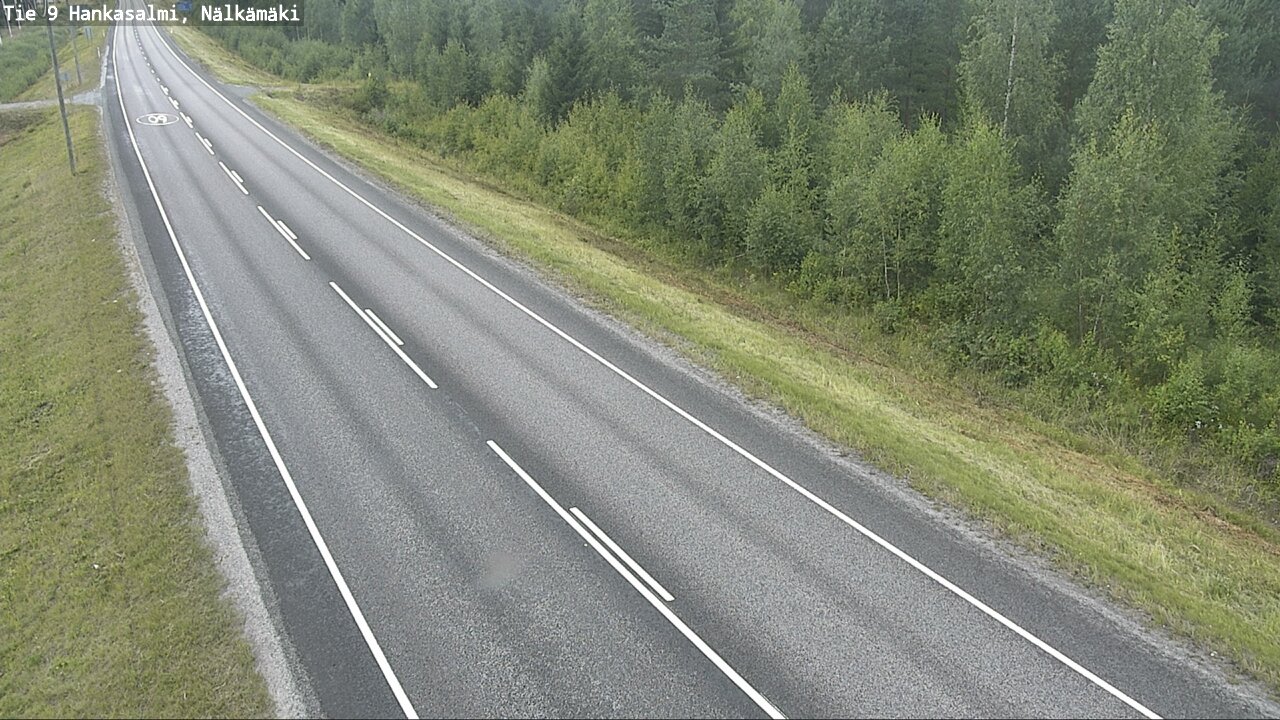 Weather Camera Image Road 9 Hankasalmi, Nälkämäki, Hankasalmi, Keski-Suomi