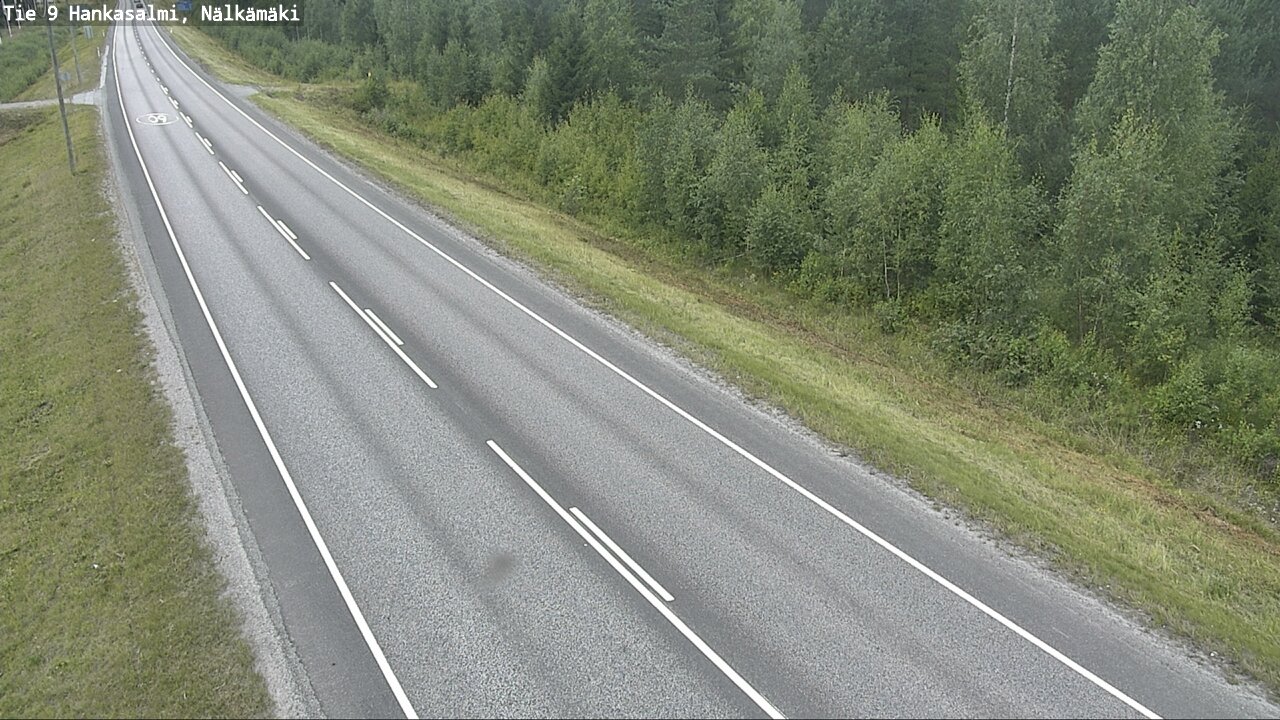 Weather Camera Image Road 9 Hankasalmi, Nälkämäki, Hankasalmi, Keski-Suomi