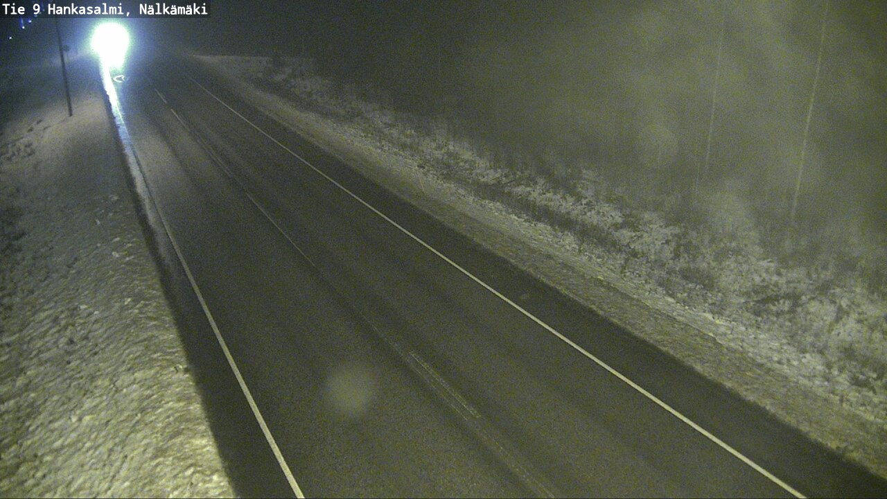 Weather Camera Image Väg 9 Hankasalmi, Nälkämäki, Hankasalmi, Keski-Suomi