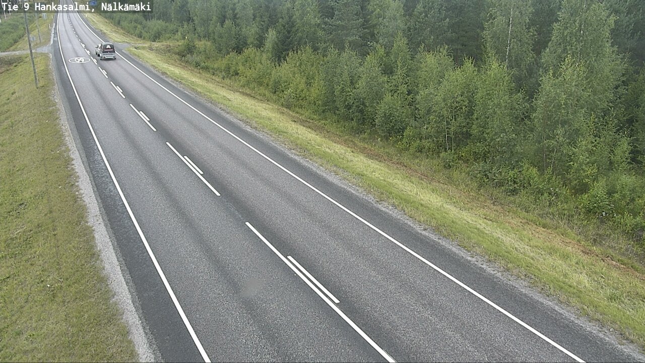 Weather Camera Image Road 9 Hankasalmi, Nälkämäki, Hankasalmi, Keski-Suomi