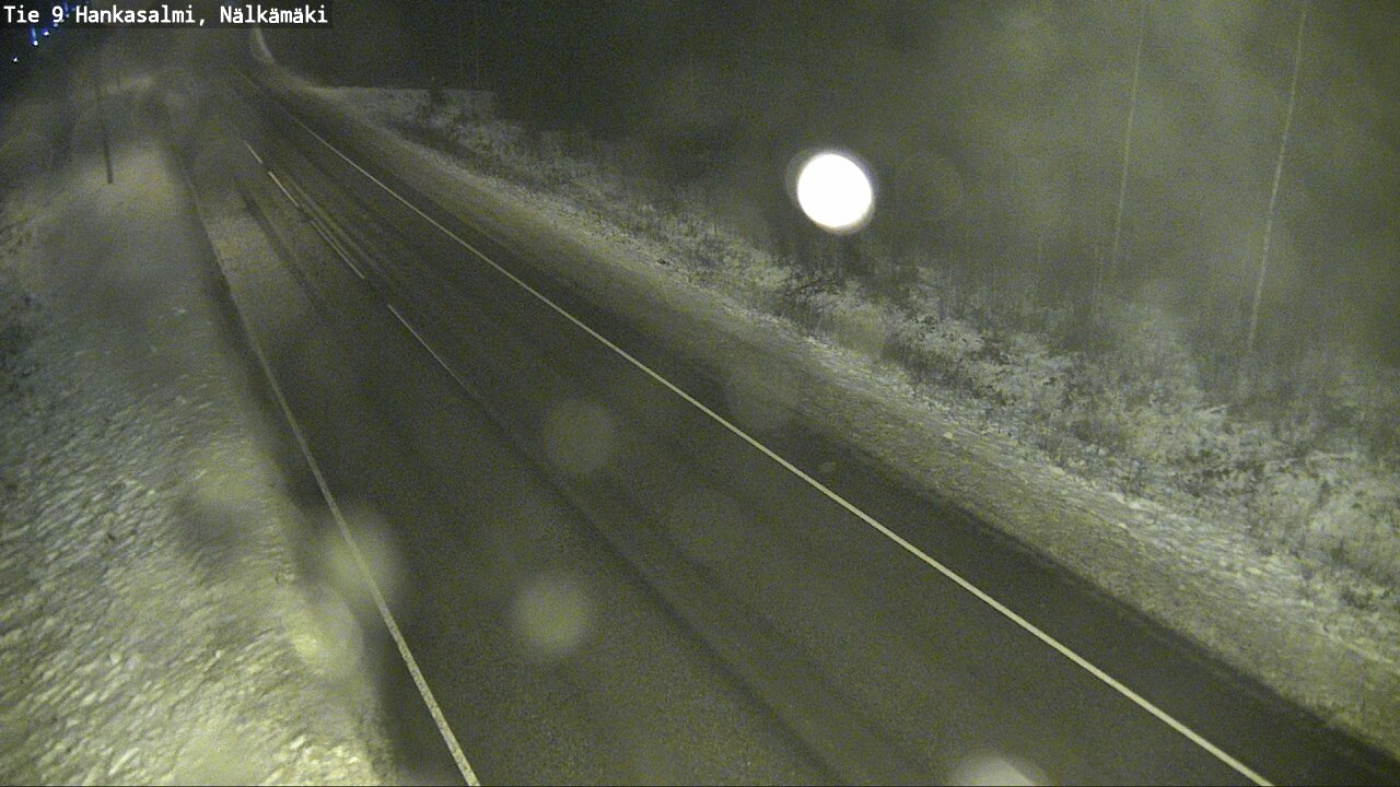 Weather Camera Image Road 9 Hankasalmi, Nälkämäki, Hankasalmi, Keski-Suomi