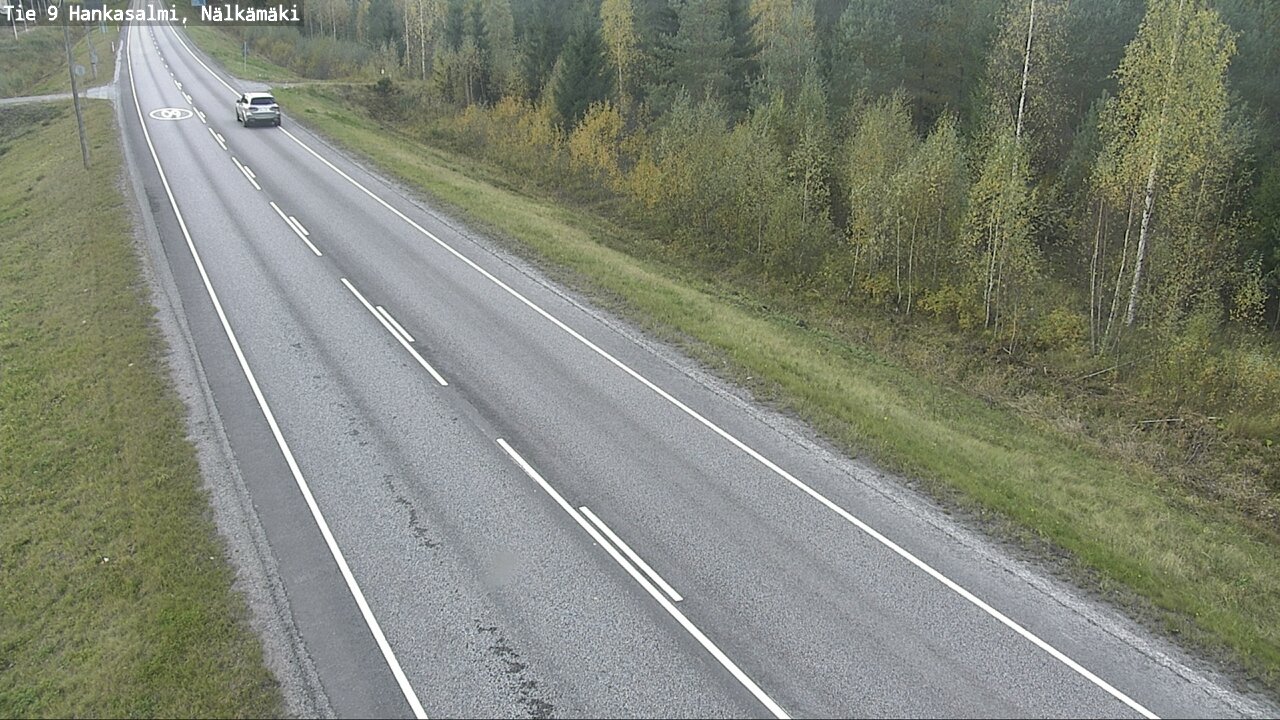 Weather Camera Image Väg 9 Hankasalmi, Nälkämäki, Hankasalmi, Keski-Suomi