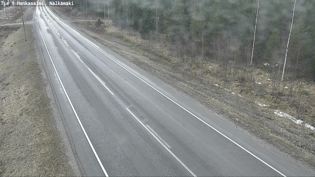 Weather Camera Image Road 9 Hankasalmi, Nälkämäki, Hankasalmi, Keski-Suomi