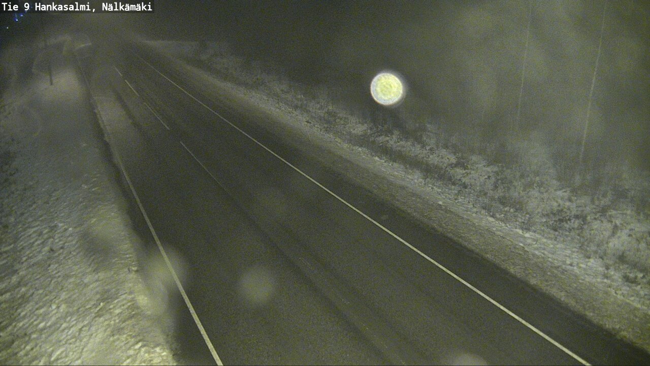 Weather Camera Image Road 9 Hankasalmi, Nälkämäki, Hankasalmi, Keski-Suomi