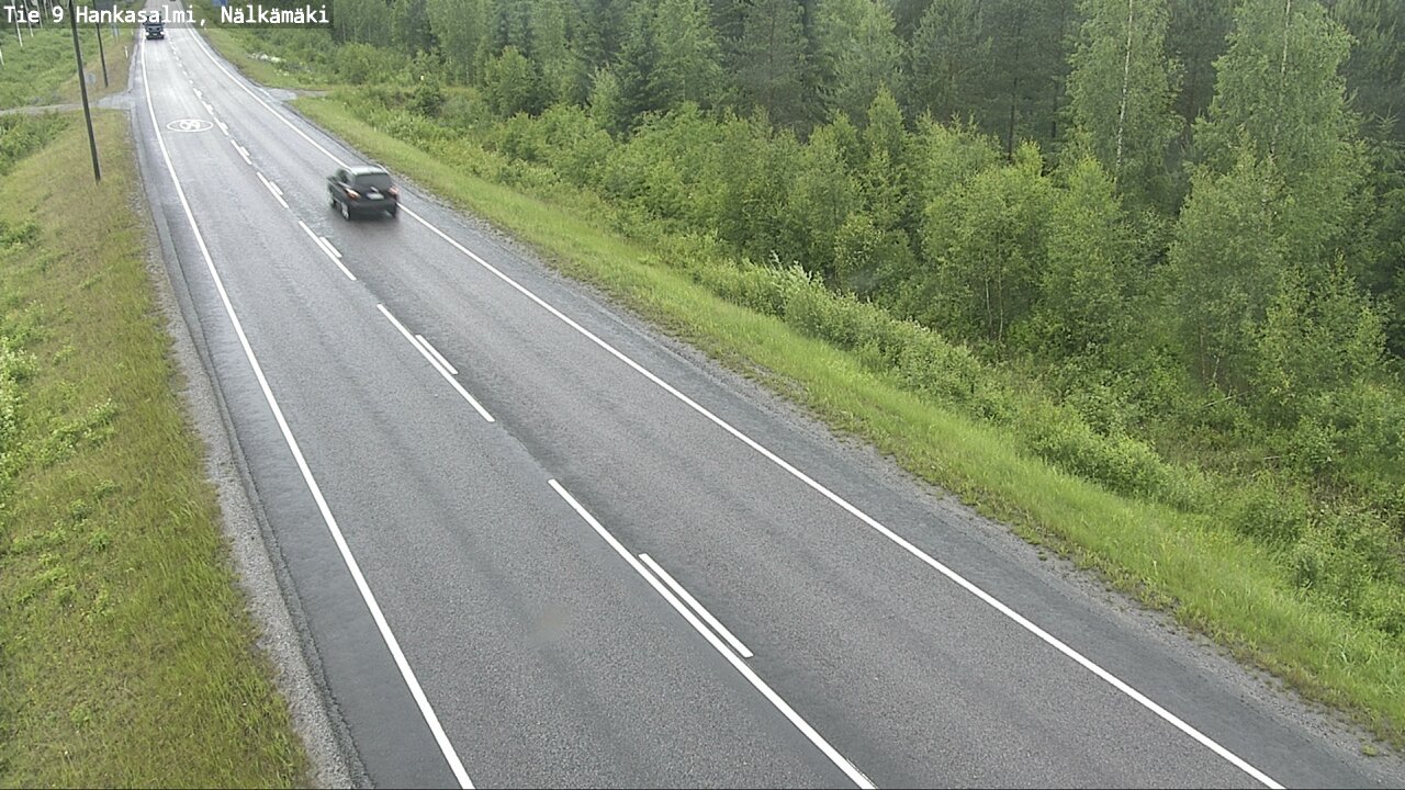 Weather Camera Image Road 9 Hankasalmi, Nälkämäki, Hankasalmi, Keski-Suomi