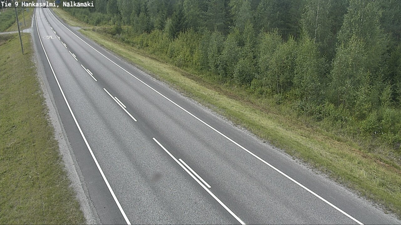 Weather Camera Image Road 9 Hankasalmi, Nälkämäki, Hankasalmi, Keski-Suomi