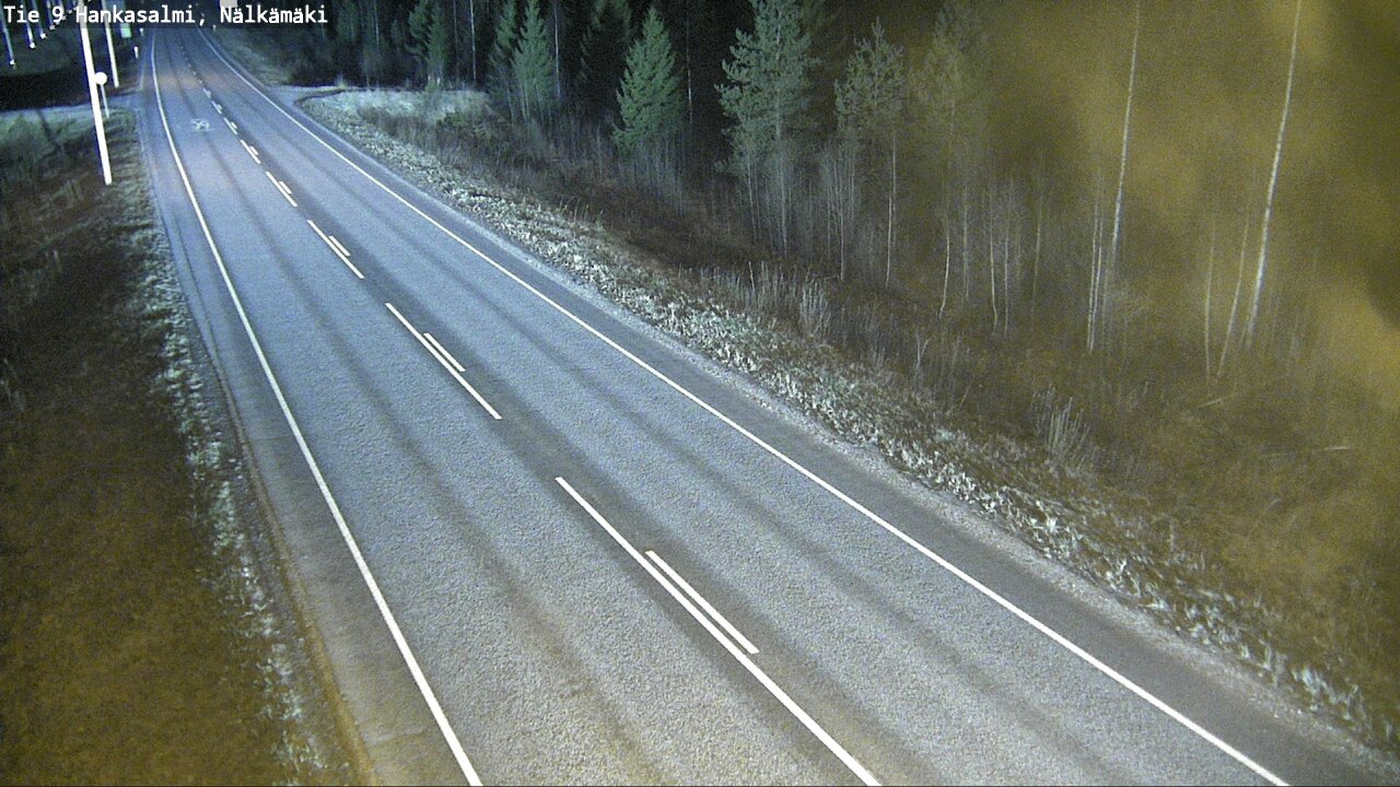 Weather Camera Image Road 9 Hankasalmi, Nälkämäki, Hankasalmi, Keski-Suomi