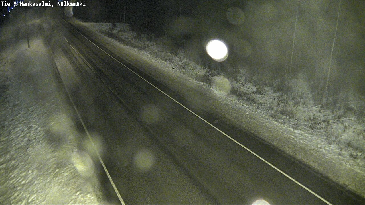 Weather Camera Image Road 9 Hankasalmi, Nälkämäki, Hankasalmi, Keski-Suomi